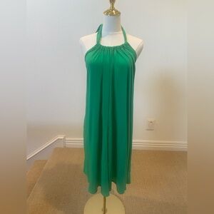 VENUS Green Strapless Dress